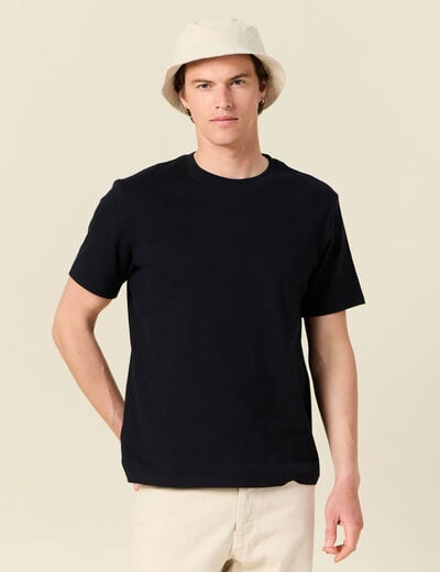 T-shirt manches courtes noir homme