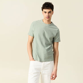 T-shirt manches courtes vert olive homme