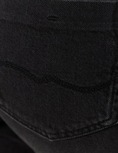 Jeans mom slim denim noir femme