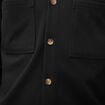 Surchemise droite col am&eacute;ricain noir homme