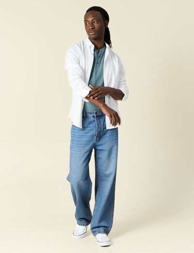 T-shirt manches courtes vert foncé homme