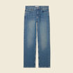 Jeans straight denim dirty femme