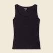 Débardeur femme uni col arrondi Instinct noir femme
