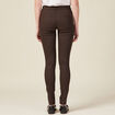 Pantalon skinny marron femme