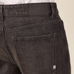 Jeans relax 5 poches denim snow noir homme