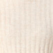 Pull manches longues cropped creme femme