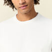T-shirt manches longues ecru homme