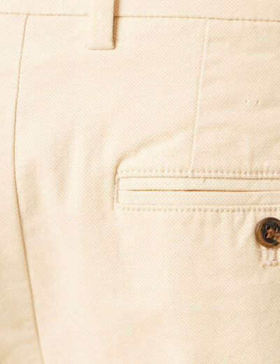 Short ecru homme