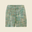 Short droit vert menthe femme