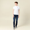 T-shirt manches courtes blanc homme