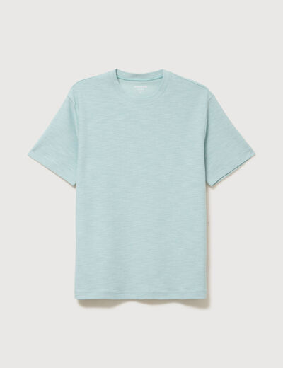 T-shirt manches courtes bleu gris homme