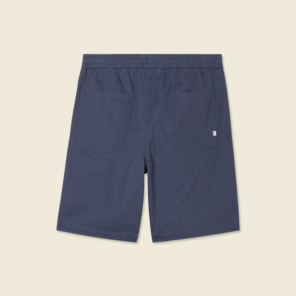 Bermuda droit bleu marine homme