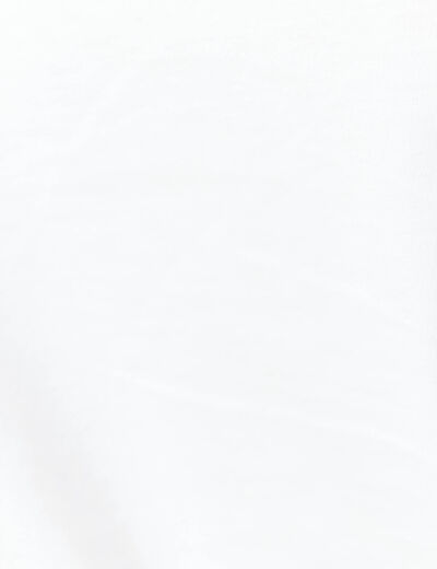 T-shirt manches courtes blanc homme