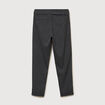 Pantalon paperbag gris femme
