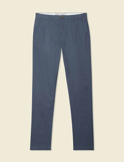 Pantalon chino longueur 32 bleu gris homme