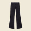 Jeans bootcut 5 poches denim gris femme