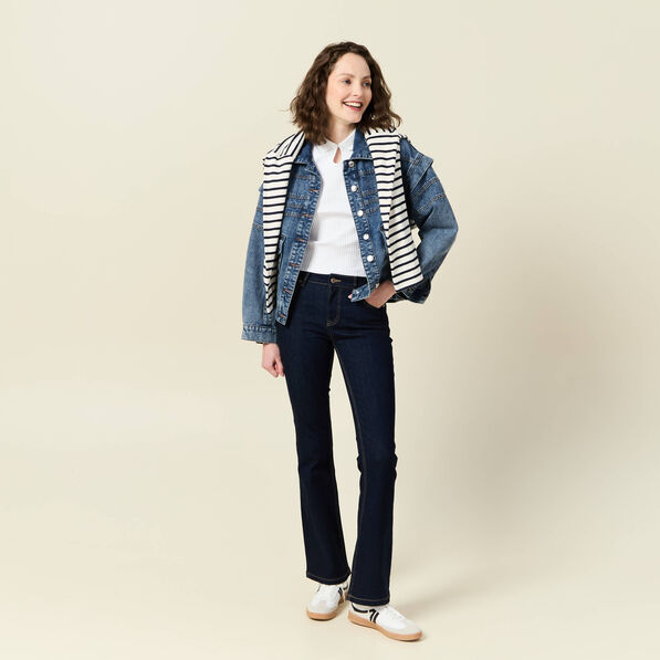 Polo manches courtes blanc femme