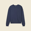 Sweat manches longues bleu marine homme