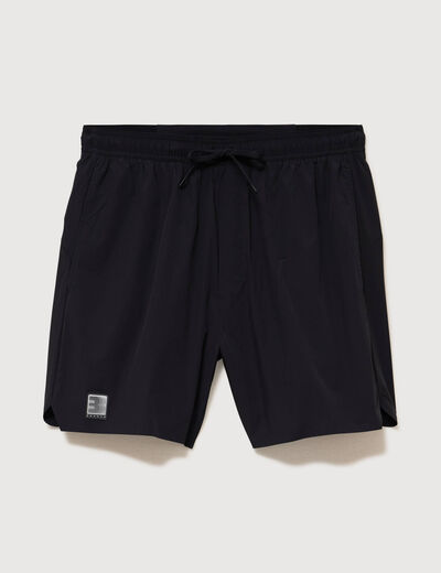 Short doubl&eacute; noir homme