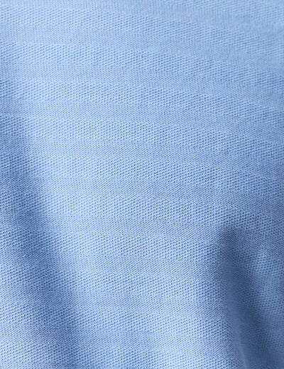 T-shirt manches courtes bleu gris homme