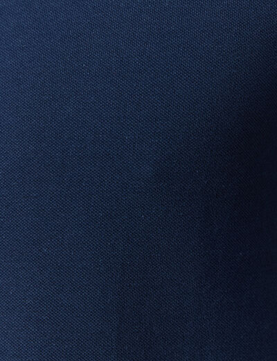 Polo manches courtes bleu marine homme