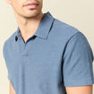 Polo manches courtes bleu foncé homme