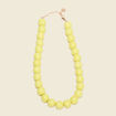 Collier jaune femme