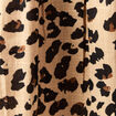 Blouse manches courtes marron clair femme