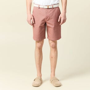 bermuda droit chino ceinture marron cognac homme Bermuda droit chino ceinture marron cognac homme