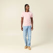 T-shirt manches courtes rose pastel homme