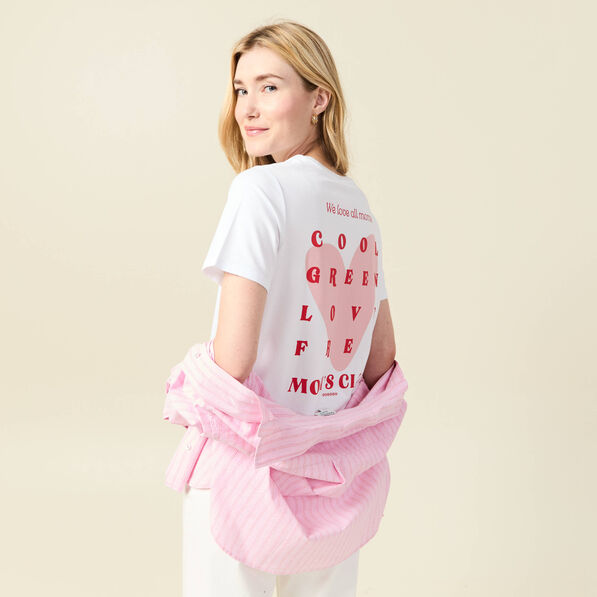 T-shirt manches courtes blanc femme