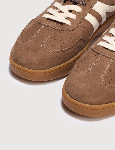 Basket semelle miel marron femme