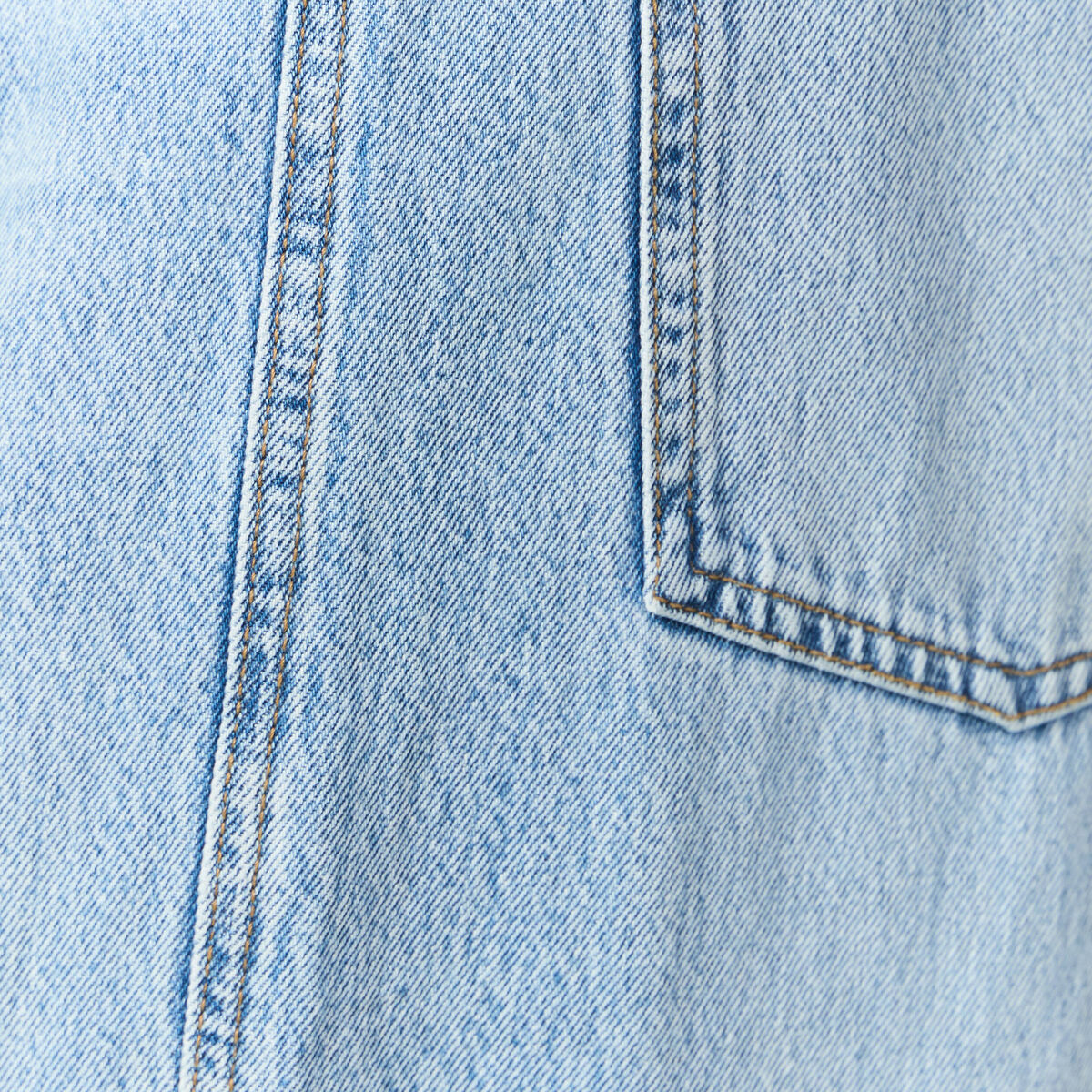 Jeans loose 5 poches denim snow bleach homme