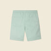 Bermuda droit vert olive homme