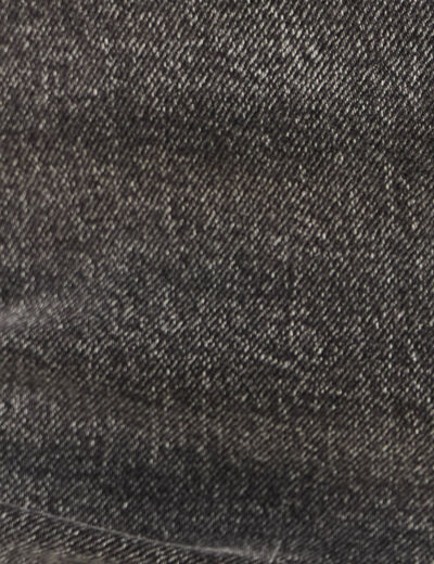 Jeans large taille haute denim snow gris femme