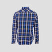 Chemise manches longues bleu marine homme