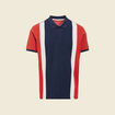 Polo manches courtes orange foncé homme