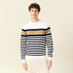 Pull éco-responsable ecru homme