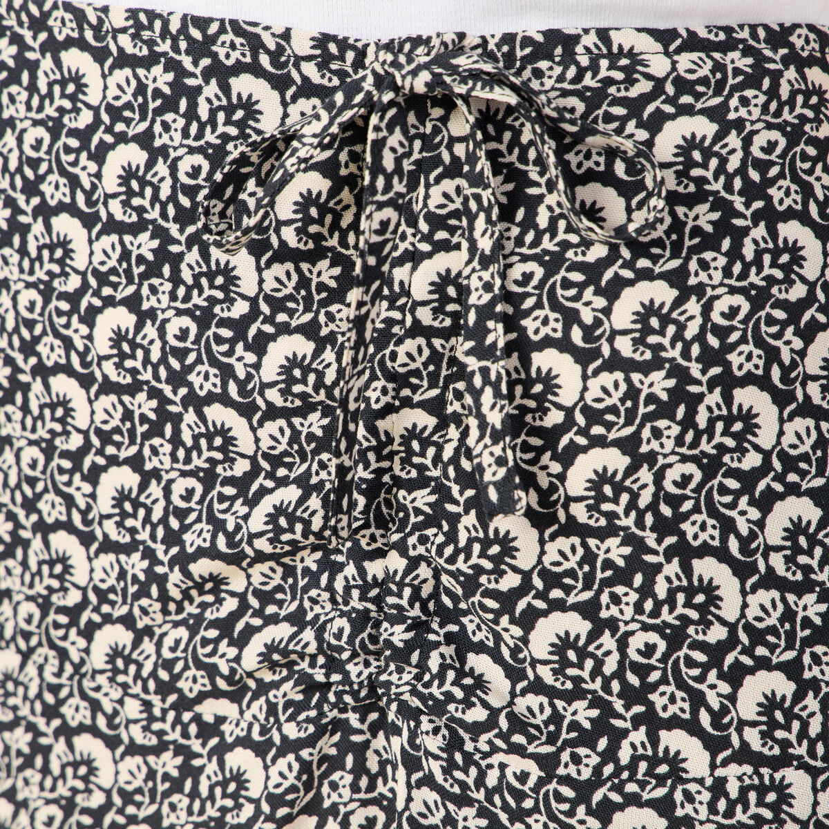 Jupe longue portefeuille noir femme