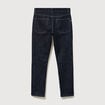Jeans straight en coton longueur 32 denim brut rinse homme