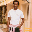 T-shirt en coton blanc homme
