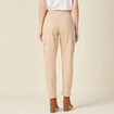 Pantalon cargo beige femme