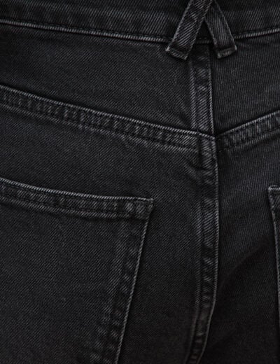 Jeans bootcut taille haute denim gris femme