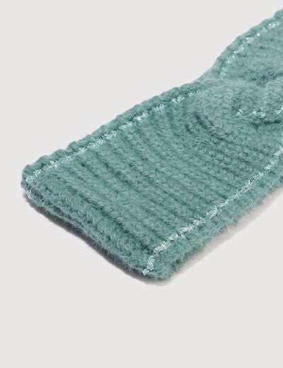 Bandeau bleu p&eacute;trole femme