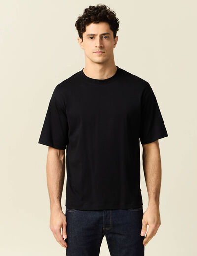 T-shirt manches courtes noir homme