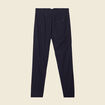 Pantalon cigarette bleu femme