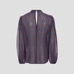 Blouse manches longues noir femme