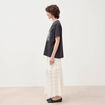 T-shirt oversize en coton noir femme