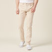 Jeans slim beige homme
