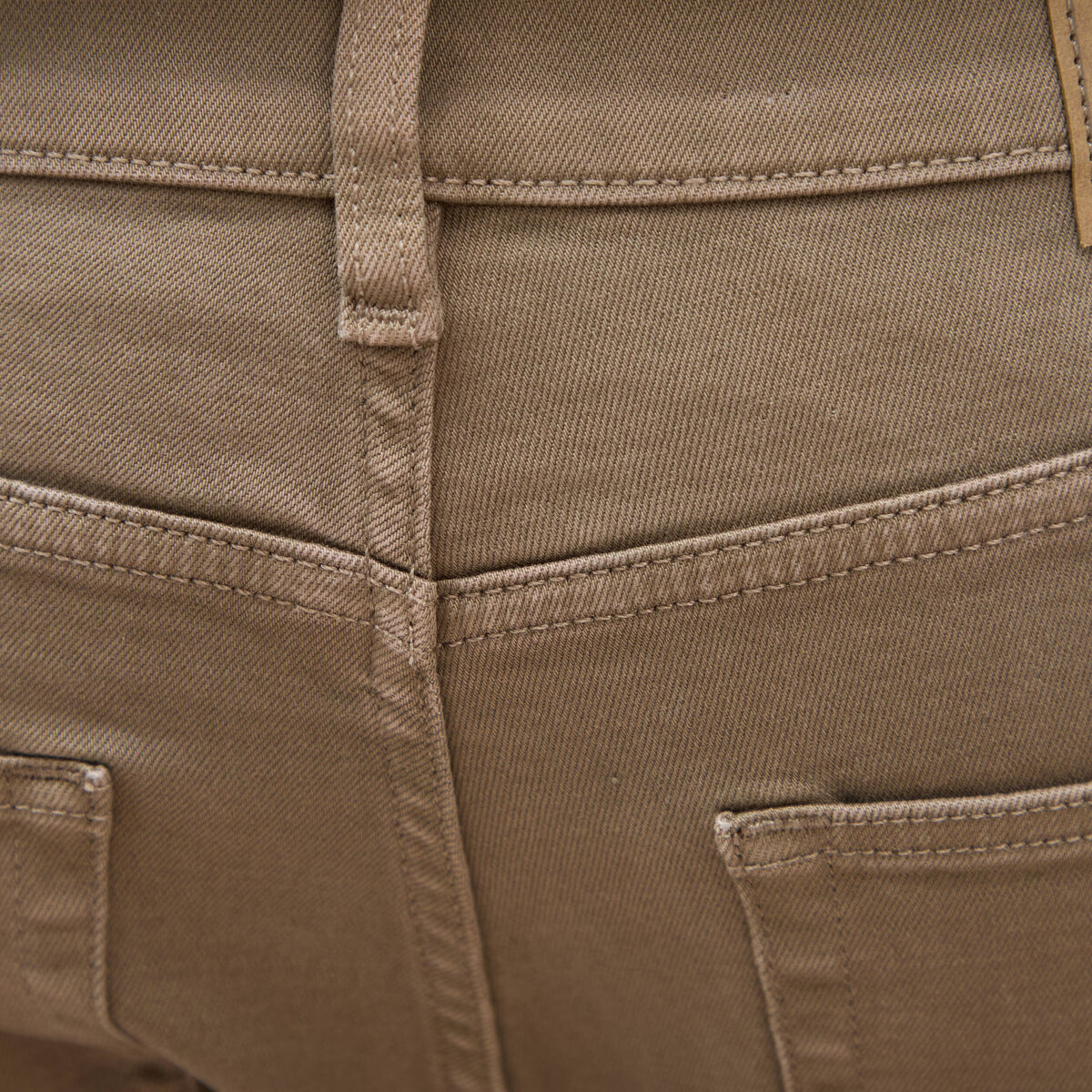 Jeans slim 5 poches sable homme